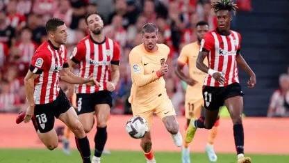 Confronto Intenso entre Athletic Bilbao e Atlético Madrid na La Liga